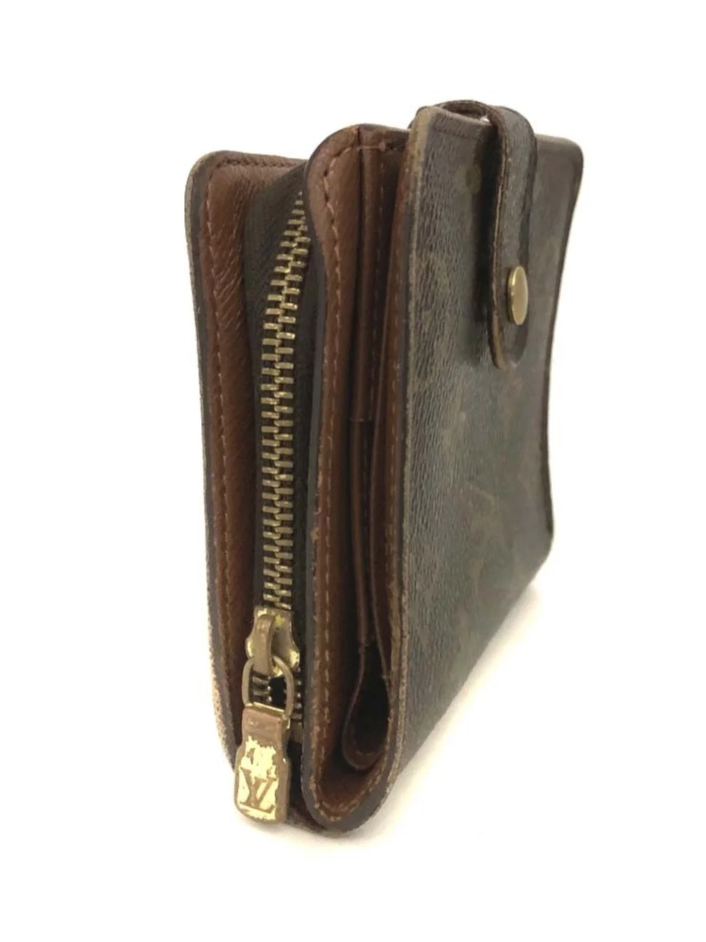 Louis Vuitton Monogram Brown Compact Bifold Wallet